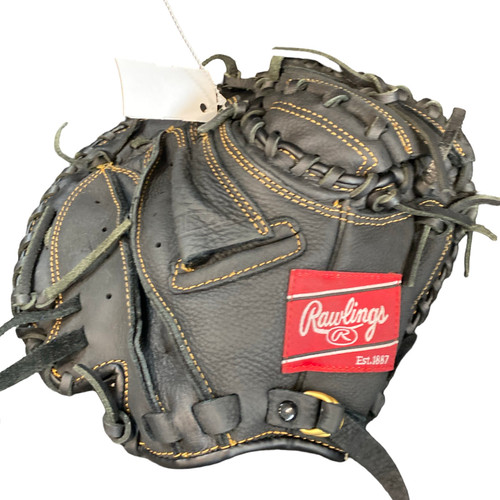 Vist Large View of Product Image Which is Used Rawlings RENEGADE BB/SB Catchers RH Throw Black 31 1/2"