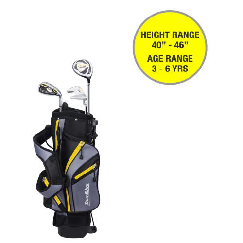 New Tour Edge Jnr2x1 3-6yrYellowW/Bag 11820-TEGJASRGJ2136