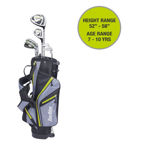 New Tour Edge Jnr4x1 7-10yrLimeW/bag 11820-TEGJASLGJ41710