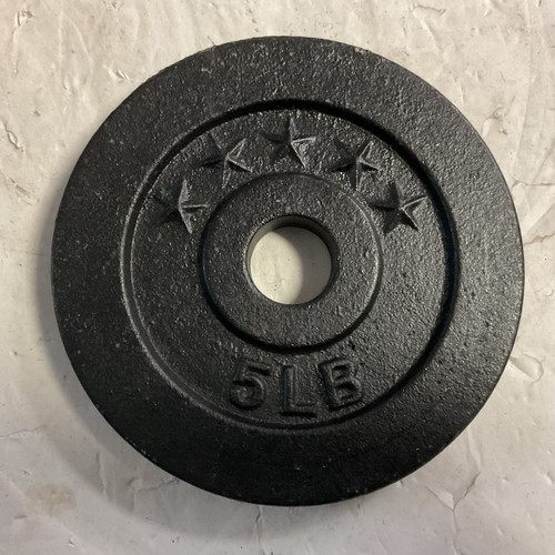 Vist Large View of Product Image Which is Used Standard Plate Black 5 lb