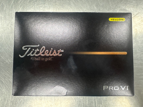 Vist Large View of Product Image Which is New Titleist 2025 PRO V1 - YELLOW 12 Pack - Golf Balls