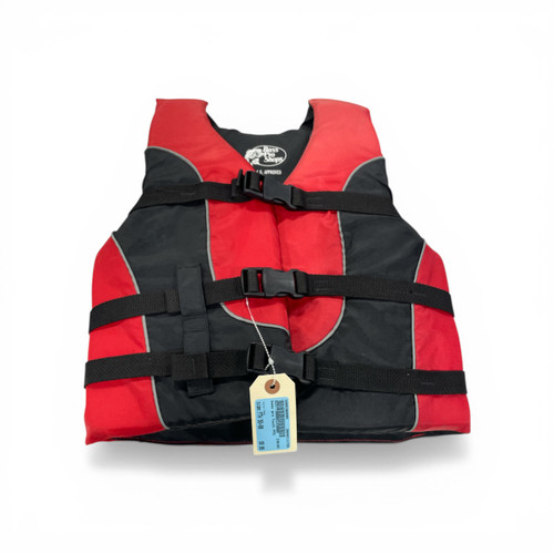 Vist Large View of Product Image Which is Used Youth PFD Red Youth 50-90