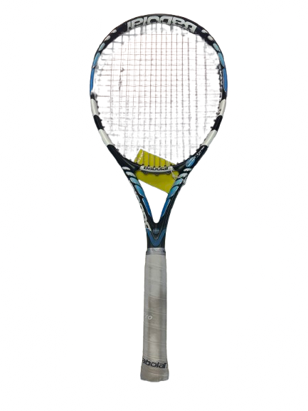 Vist Large View of Product Image Which is Used Babolat DRIVE + Adult Tennis Racquet Black 4 1/4"
