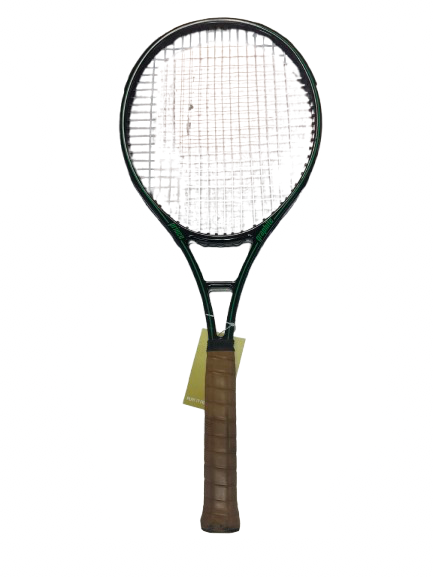 Vist Large View of Product Image Which is Used Prince GRAPHITE SERIES 110 Adult Tennis Racquet Black 4 1/4"