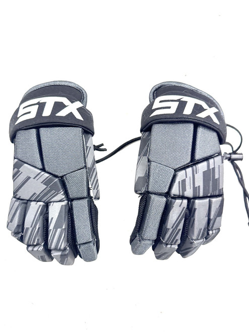 Vist Large View of Product Image Which is Used STX STALLION 75 Lacrosse Gloves Junior Black SM