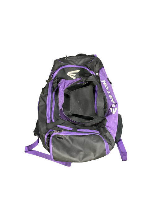 Vist Large View of Product Image Which is Used Easton BACKPACK BB/SB Player Backpack Black And Purple