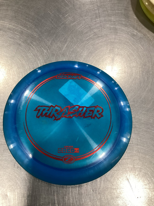 Vist Large View of Product Image Which is Used Discraft THRASHER Disc Golf Driver Royal Blue
