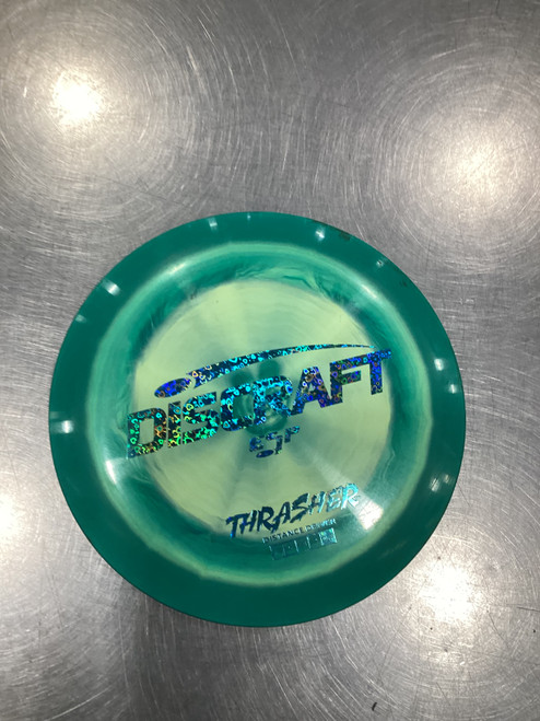 Vist Large View of Product Image Which is Used Discraft THRASHER Disc Golf Driver Green