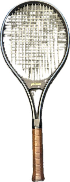 Vist Large View of Product Image Which is Used Prince PRECISION GRAPH Adult Tennis Racquet Black 4 1/4"