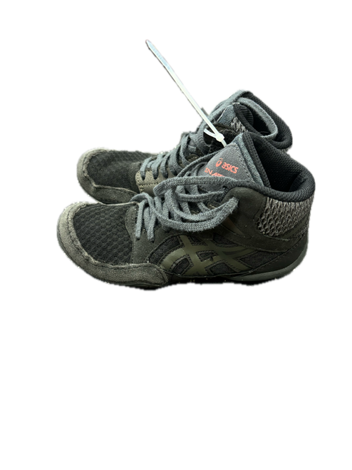Vist Large View of Product Image Which is Used Asics Wrestling Shoes Black Junior 01