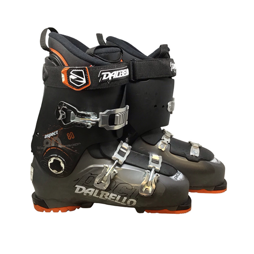 Vist Large View of Product Image Which is Used Dalbello ASPECT 80 Mens DH Ski Boot Black And Grey 305 MP - M12.5