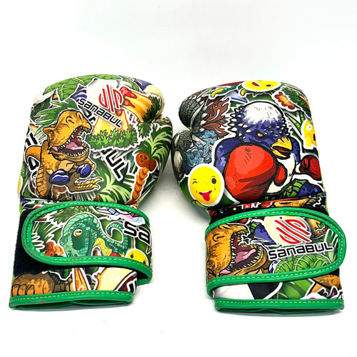 Vist Large View of Product Image Which is Used Sanabul STICKER BOMB Boxing Gloves None Senior