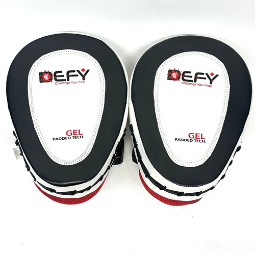 Vist Large View of Product Image Which is Used DEFY Boxing Pads White/Black/Red