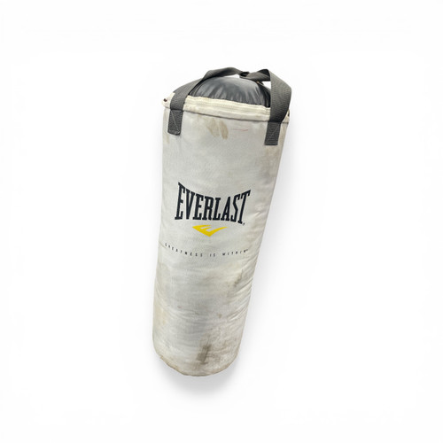 Vist Large View of Product Image Which is Used Everlast 80LB Boxing Heavy Bag White 80 lb