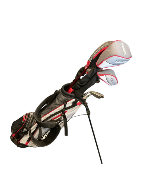 Vist Large View of Product Image Which is Used Taylormade PHENOM Jr Package Set RH Grey 7 Piece