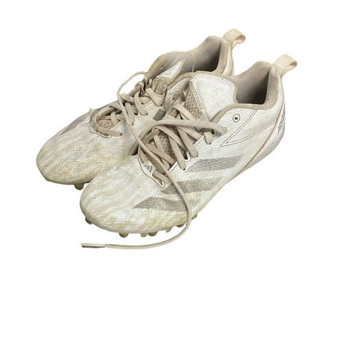 Vist Large View of Product Image Which is Used Adidas Adult FB Cleats White Senior 5
