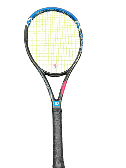 Vist Large View of Product Image Which is Used Wilson HYPER HAMMER 4.3 Adult Tennis Racquet Grey Unknown