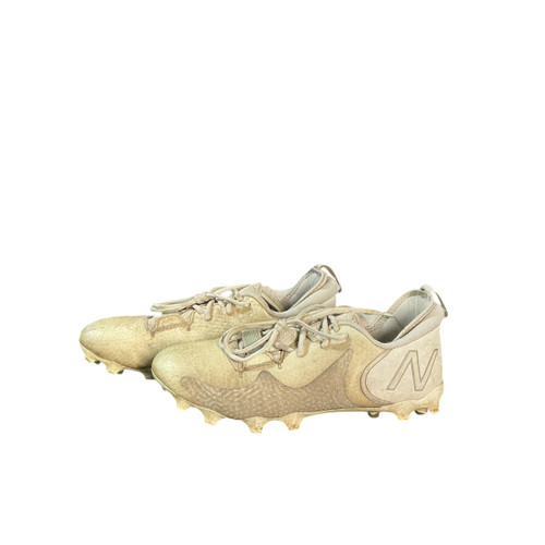 Vist Large View of Product Image Which is Used New Balance LAX Cleats Mens White Senior 9