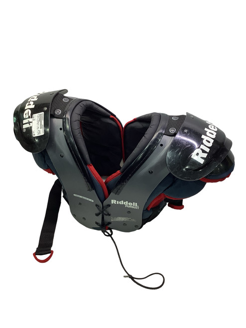 Vist Large View of Product Image Which is Used Riddell PURSUIT 2XL 15 INCH - 16 INCH FB Shoulder Pads Grey 2X