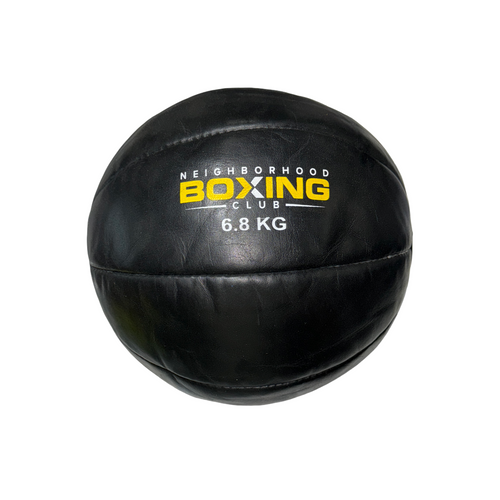 Vist Large View of Product Image Which is Used Medicine Ball Black 15 lb