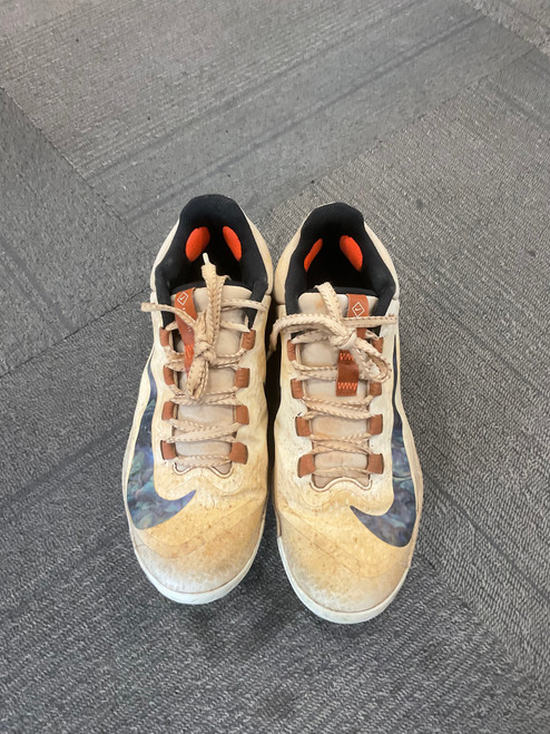 Vist Large View of Product Image Which is Used Nike REACT BB/SB Cleats White Senior 8