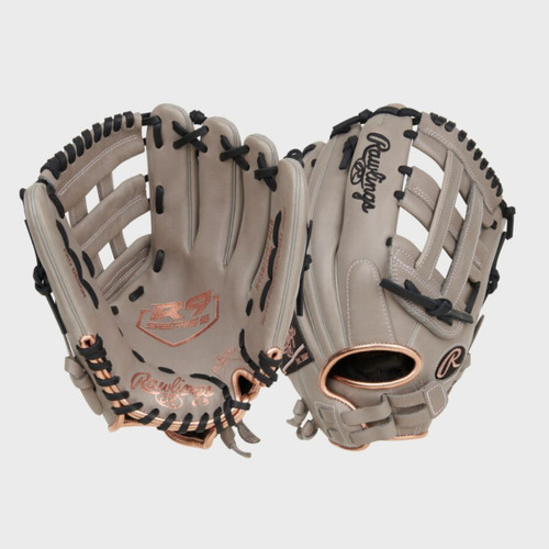 Vist Large View of Product Image Which is New 12" RAWLINGS RIGHT HAND THROW R9 CONTOUR FASTPITCH GLOVE