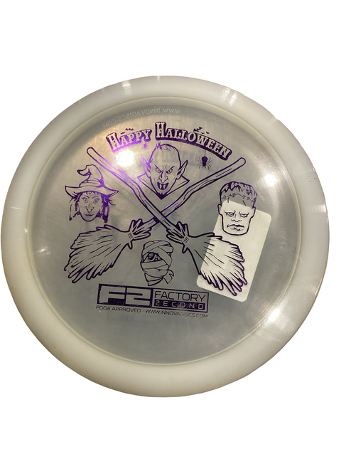 Vist Large View of Product Image Which is Used Innova CRYSTAL FIREBIRD Disc Golf Driver White