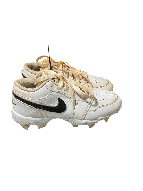 Vist Large View of Product Image Which is Used Jordan AIR JORDAN WHT CLEATS BB/SB Cleats White Junior 03.5