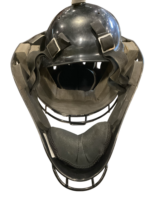 Vist Large View of Product Image Which is Used All Star BLACK CATCHERS HELMET Catchers Helmet w/Mask Black MD