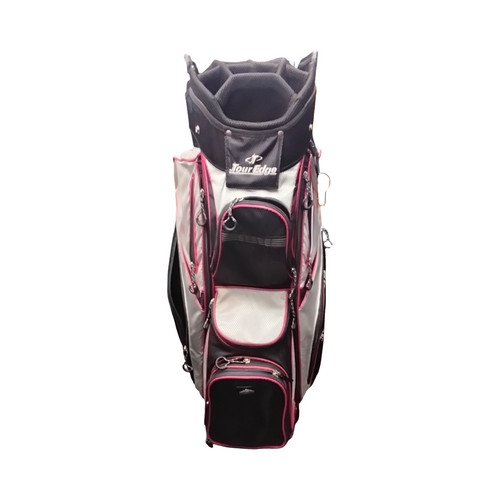 Vist Large View of Product Image Which is Used Tour Edge HL3 Mens Cart Bag Silver And Black