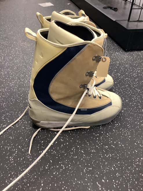 Vist Large View of Product Image Which is Used Burton RULER Mens Snowboard Boots White Senior 15