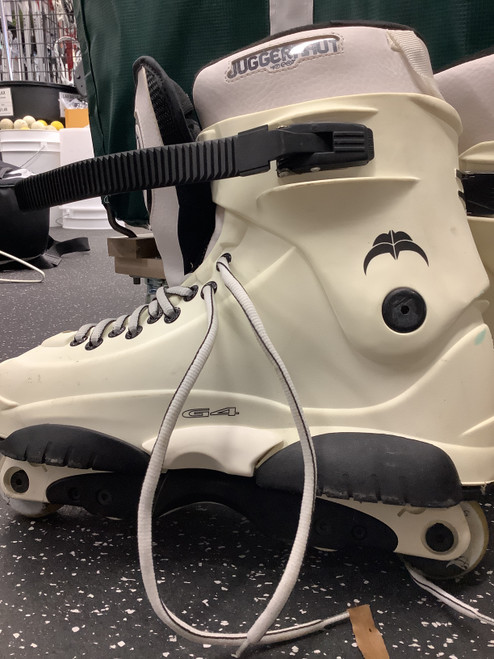 Vist Large View of Product Image Which is Used JUG Senior Aggressive Skates White Senior 14