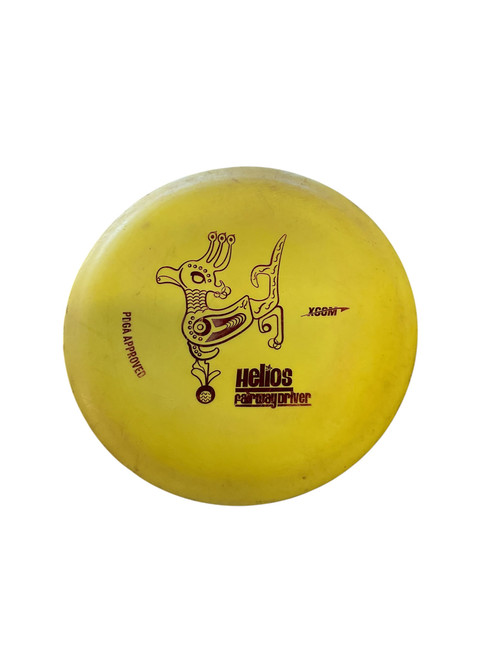 Vist Large View of Product Image Which is Used HELIOS Disc Golf Mid Range Yellow