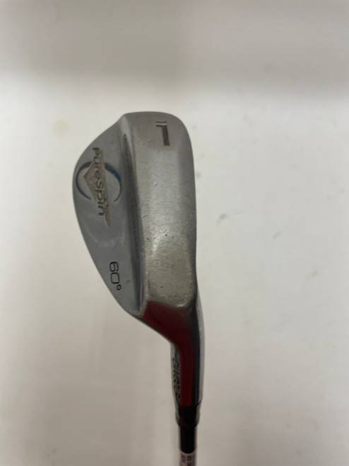 Vist Large View of Product Image Which is Used PureSpin DIAMOND FACE SCORING WEDGE Golf Wedge Mens RH 60 Degree