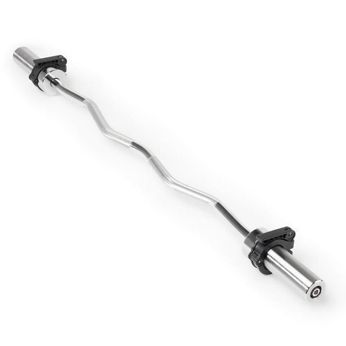 Vist Large View of Product Image Which is New Impex SOC 49 SOLID Exercise Olympic Curl Bar