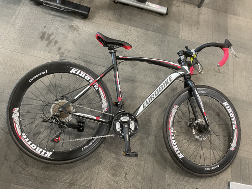 Vist Large View of Product Image Which is Used EUROBIKE XC550 Road Bike Mens Black 54-55cm - MD Frame