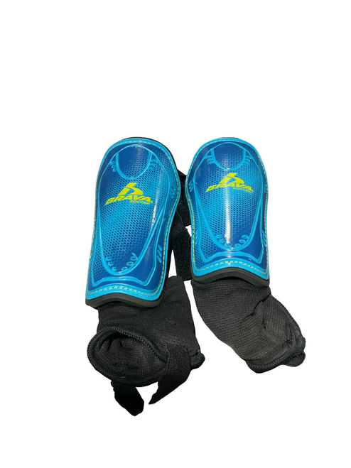 Vist Large View of Product Image Which is Used Brava Soccer Shin Guards Junior Royal Blue SM