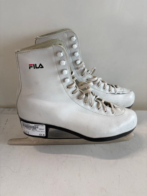 Vist Large View of Product Image Which is Used Fila FIGURE SKATES WomensFigure Skate White Senior 9