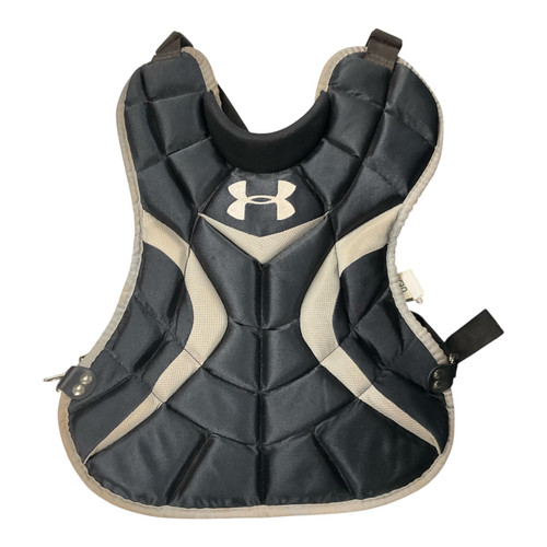 Vist Large View of Product Image Which is Used Under Armour UACP-YVS Catchers Chest Protector Black Adult