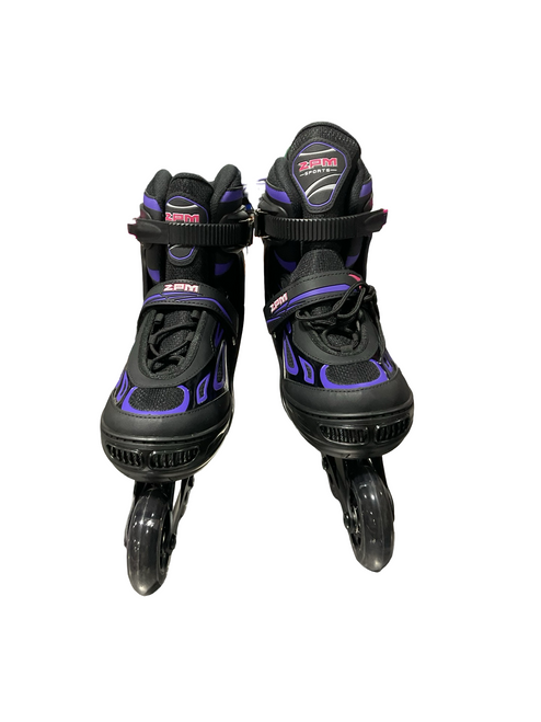 Vist Large View of Product Image Which is Used ZPM ROLLER BLADES Senior Roller Quad Skates Black Senior 7