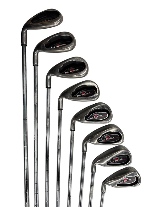 Vist Large View of Product Image Which is USED CALLAWAY 2004 BIG BERTHA MEN’S LH 4I-PW IRON SET