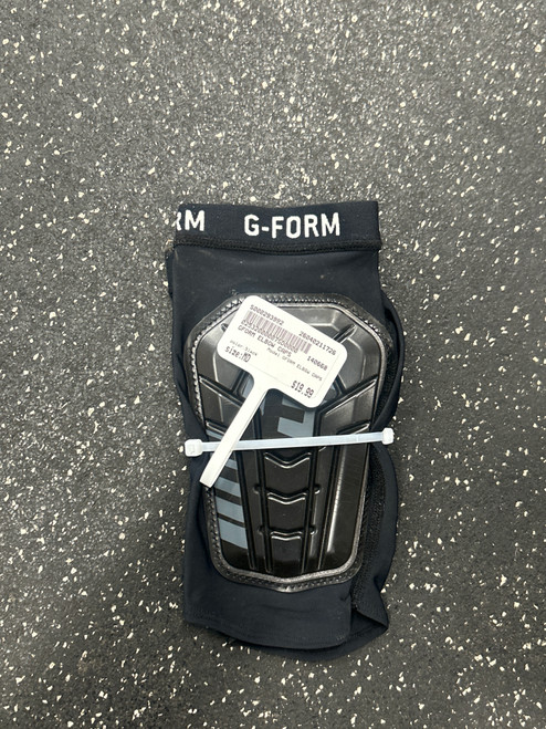 Vist Large View of Product Image Which is Used GFORM ELBOW CAPS Lacrosse Arm Pads/Guards Black MD