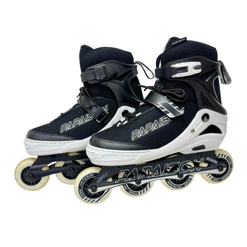 Vist Large View of Product Image Which is Used PAPAISON Inline Rec and Fitness Skates Black Adjustable Men's 8- 10.5
