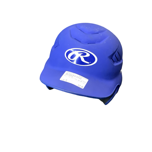 Vist Large View of Product Image Which is Used Rawlings BATTING HELMET W/O MASK Batting Helmet No Mask Royal Blue MD