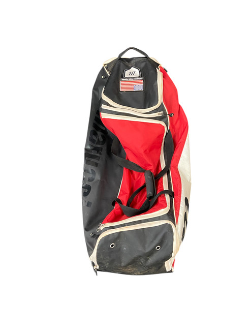 Vist Large View of Product Image Which is Used Marucci WHEELED BAG BB/SB Player Wheeled Bag Red