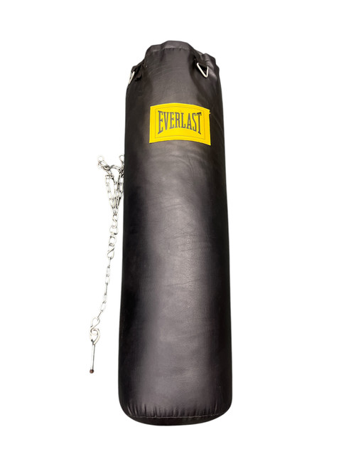 Vist Large View of Product Image Which is Used Everlast 80LB Boxing Heavy Bag Black 80 lb