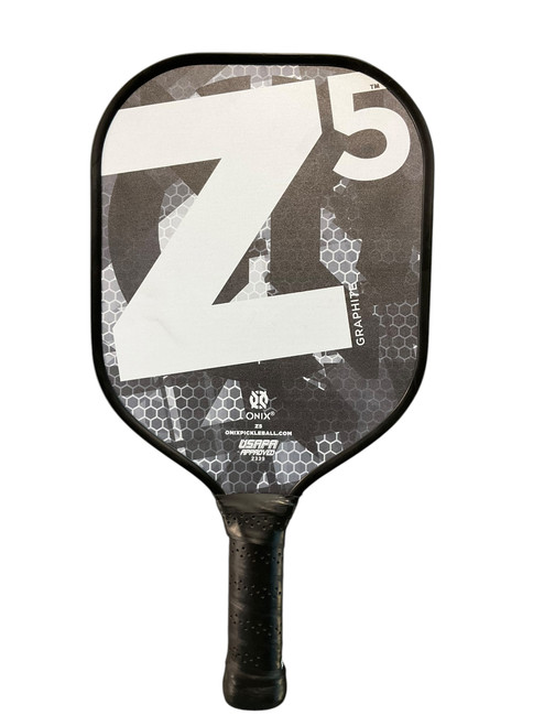 Vist Large View of Product Image Which is Used Onix Z5 Pickleball Racquet Black