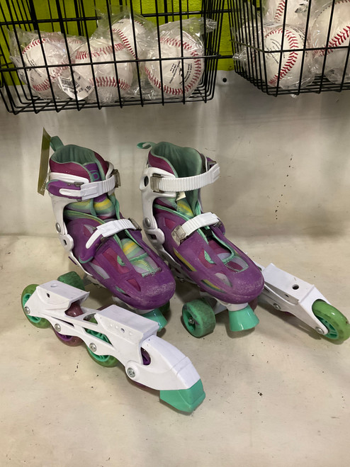 Vist Large View of Product Image Which is Used RollerDerby ROLLER DERBEY Child Rec Fitness Skates Pink Adjustable