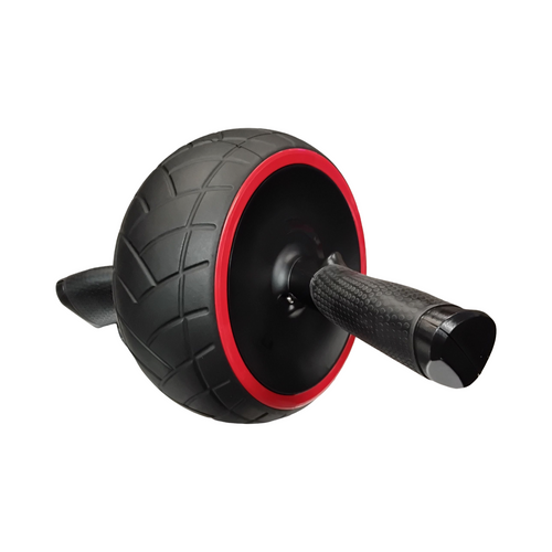 Vist Large View of Product Image Which is Used Iron Gym Exercise Ab Wheel Black