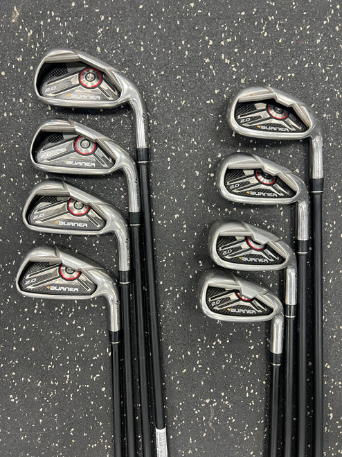 Vist Large View of Product Image Which is Used Taylormade BURNER 2.0 Mens Iron Set RH 4I-GW/AW
